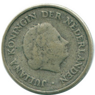 1/4 GULDEN 1963 NIEDERLÄNDISCHE ANTILLEN SILBER Koloniale Münze #NL11230.4.D.A - Niederländische Antillen