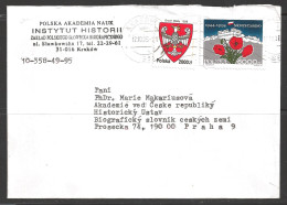 1995 Krakow (12.10.95) To Czech Republic - Storia Postale