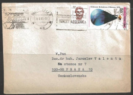 1985 Hot Air Balloon (28.6.85) To Praha Czechoslovakia - Lettres & Documents