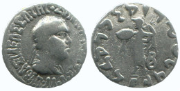 BAKTRIA APOLLODOTOS II SOTER PHILOPATOR MEGAS AR DRACHM 2.2g/16mm GRIECHISCHE Münze #AA339.40.D.A - Greek