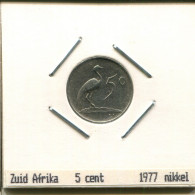 5 CENTS 1977 SOUTH AFRICA Coin #AS285.U.A - Zuid-Afrika