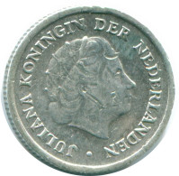 1/10 GULDEN 1959 NETHERLANDS ANTILLES SILVER Colonial Coin #NL12197.3.U.A - Niederländische Antillen
