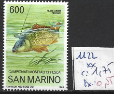 SAINT-MARIN 1122 ** Côte 1.75 € - Fishes