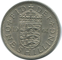 SHILLING 1961 UK GBAN BRETAÑA GREAT BRITAIN Moneda #AG989.1.E.A - I. 1 Shilling