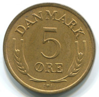 5 ORE 1969 DANEMARK DENMARK Münze #WW1023.D.A - Dänemark