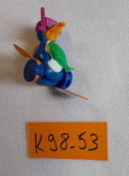 Kinder - Pingouin Plongeur Avec Un Poisson Vert - K98 53 - Sans BPZ - Steckfiguren