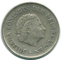 1/4 GULDEN 1965 ANTILLAS NEERLANDESAS PLATA Colonial Moneda #NL11383.4.E.A - Antilles Néerlandaises