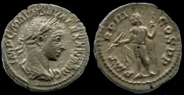 SEVERUS ALEXANDER AR DENARIUS 222-235 AD ALEXANDER STANDING #ANC12324.78.F.A - Les Sévères (193 à 235)