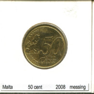 50 EURO CENTS 2008 MALTE MALTA Pièce #AS630.F.A - Malta