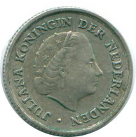 1/10 GULDEN 1963 NETHERLANDS ANTILLES SILVER Colonial Coin #NL12577.3.U.A - Niederländische Antillen