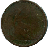 PENNY 1873 UK GRANDE-BRETAGNE GREAT BRITAIN Pièce #AX076.F.A - D. 1 Penny