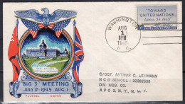 1945 Staehle Cover - World War II, Big 3 Meeting, Potsdam, Germany, Aug 1 - Lettres & Documents