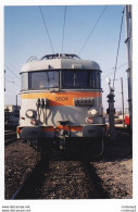 PHOTO Originale TRAINS Wagon Locomotive Electrique SNCF BB 9604 De Face Non Datée - Trains