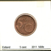 5 CENTS 2011 ESTONIE ESTONIA Pièce #AS690.F.A - Estonia