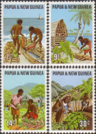 Papua New Guinea 1971 SG204-207 Primary Industries Set MLH - Papua New Guinea