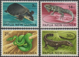 Papua New Guinea 1972 SG216-219 Reptiles Set MLH - Papúa Nueva Guinea