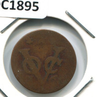 176? ZEALAND VOC DUIT NEERLANDÉS NETHERLANDS Colonial Moneda #VOC1895.10.E.A - Indie Olandesi