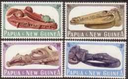 Papua New Guinea 1964 SG72-75 Sepik River Canoe Prows Set MNH - Papua-Neuguinea
