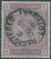 Great Britain 1883 SG178 2/6d Lilac QV EEEE FU - Autres & Non Classés