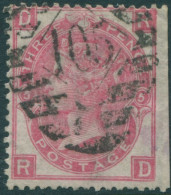 Great Britain 1868 SG103 3d Rose QV DRRD Plate 5 FU - Otros & Sin Clasificación