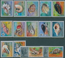 Aitutaki 1974 SG97-110 Seashells Set MNH - Cook