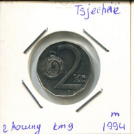 2 KORUN 1994 REPÚBLICA CHECA CZECH REPUBLIC Moneda #AP752.2.E.A - Tchéquie
