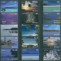 Aitutaki 2010 SG731-745 Island Views Set MNH - Cook