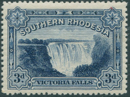 Southern Rhodesia 1932 SG30 3d Victoria Falls P12½ MLH - Zimbabwe (1980-...)