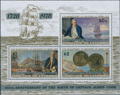 Cook Islands 1978 SG616 Captain Cook Birth MS MNH - Cook Islands