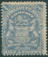 Rhodesia 1898 SG85 2s6d Bluish Grey Arms MH - Zimbabwe (1980-...)