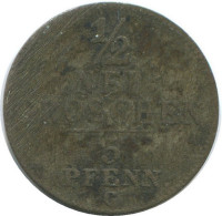 SAXONY 5 PFENNIG 1844 G Dresden Mint PLATA German States #DE10638.16.E.A - Sonstige & Ohne Zuordnung