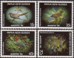 Papua New Guinea 1986 SG525 Small Birds Ameripex '86 Set MNH - Papua-Neuguinea