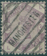 Great Britain 1883 SG191 3d Lilac QV ELLE FU - Altri & Non Classificati