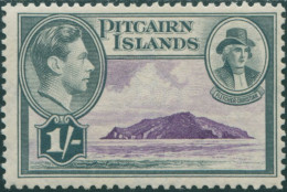 Pitcairn Islands 1940 SG7 1/- Christian And Island MNH - Pitcairninsel