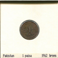 1 PAISA 1962 PAKISTAN Coin #AS069.U.A - Pakistán