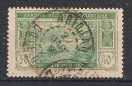 COTE D'IVOIRE - 1922-28 - N°YT. 68 - Lagune Ebrié 30c Vert-gris - Oblitéré / Used - Used Stamps