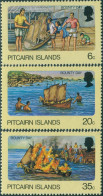 Pitcairn Islands 1978 SG185-187 Bounty Day Set MNH - Islas De Pitcairn