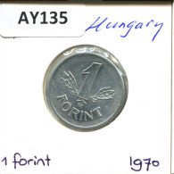 1 FORINT 1970 HUNGRÍA HUNGARY Moneda #AY135.2.E.A - Hungría
