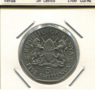 5 SHILLING 1985 KENYA Pièce #AS332.F.A - Kenya