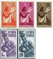 33705 MNH GUINEA ESPAÑOLA 1953 PRO INDIGENAS - Guinea Española