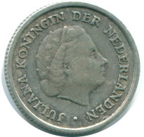 1/10 GULDEN 1962 NIEDERLÄNDISCHE ANTILLEN SILBER Koloniale Münze #NL12407.3.D.A - Antille Olandesi