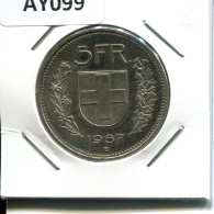 5 FRANCS 1987 B SUIZA SWITZERLAND Moneda #AY099.3.E.A - Andere & Zonder Classificatie