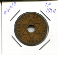 1 PENNY 1959 NIGERIA Coin #AN695.U.A - Nigeria
