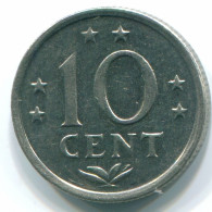 10 CENTS 1970 ANTILLES NÉERLANDAISES Nickel Colonial Pièce #S13370.F.A - Antille Olandesi