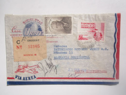 1956 URUGUAY REGISTERED COVER - Uruguay