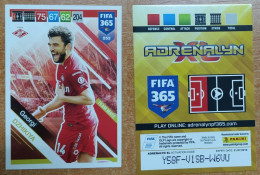 AC - 252 GEORGI DZHIKIYA  SPARTAK MOSCOW  TEAM MATE  PANINI FIFA 365 2019 ADRENALYN TRADING CARD - Trading-Karten