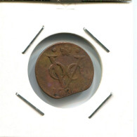 1734 HOLLAND VOC DUIT NETHERLANDS INDIES NEW YORK COLONIAL PENNY #VOC2300.7.U.A - Indes Neerlandesas