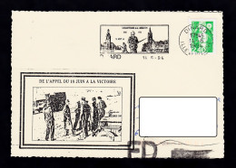 2 08	29	- 	50ème Anniversaire Du Débarquement - Dinard 14/06/1994 - 2. Weltkrieg
