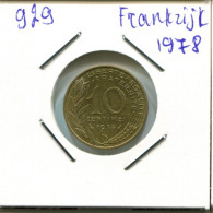 10 CENTIMES 1978 FRANKREICH FRANCE Französisch Münze #AN136.D.A - 10 Centimes