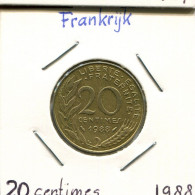 20 CENTIMES 1988 FRANCE Coin French Coin #AM184.U.A - 20 Centimes